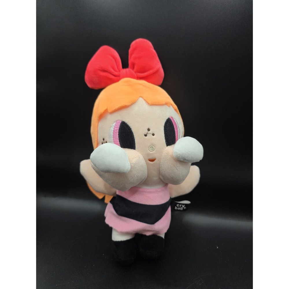 HTF Pop Mart Crybaby Powerpuff Girl Blossom Plush 9" Tall Stuffed Doll